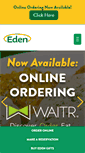 Mobile Screenshot of edencafe.net